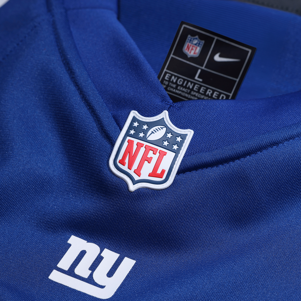 Men's New York Giants Malachi Fields Nike Royal Team Game Jersey