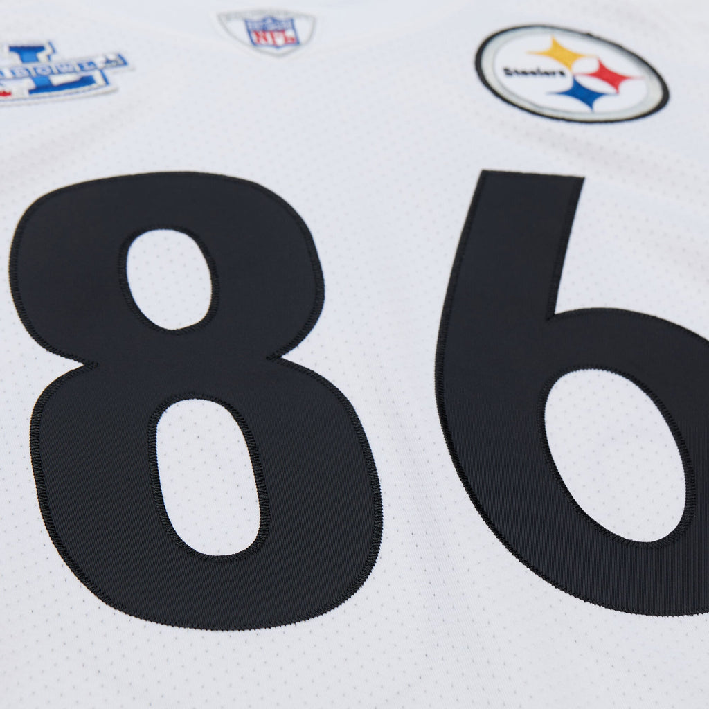 Men's Pittsburgh Steelers Hines Ward Mitchell & Ness White 2005 Authentic Throwback Retired Player Jersey