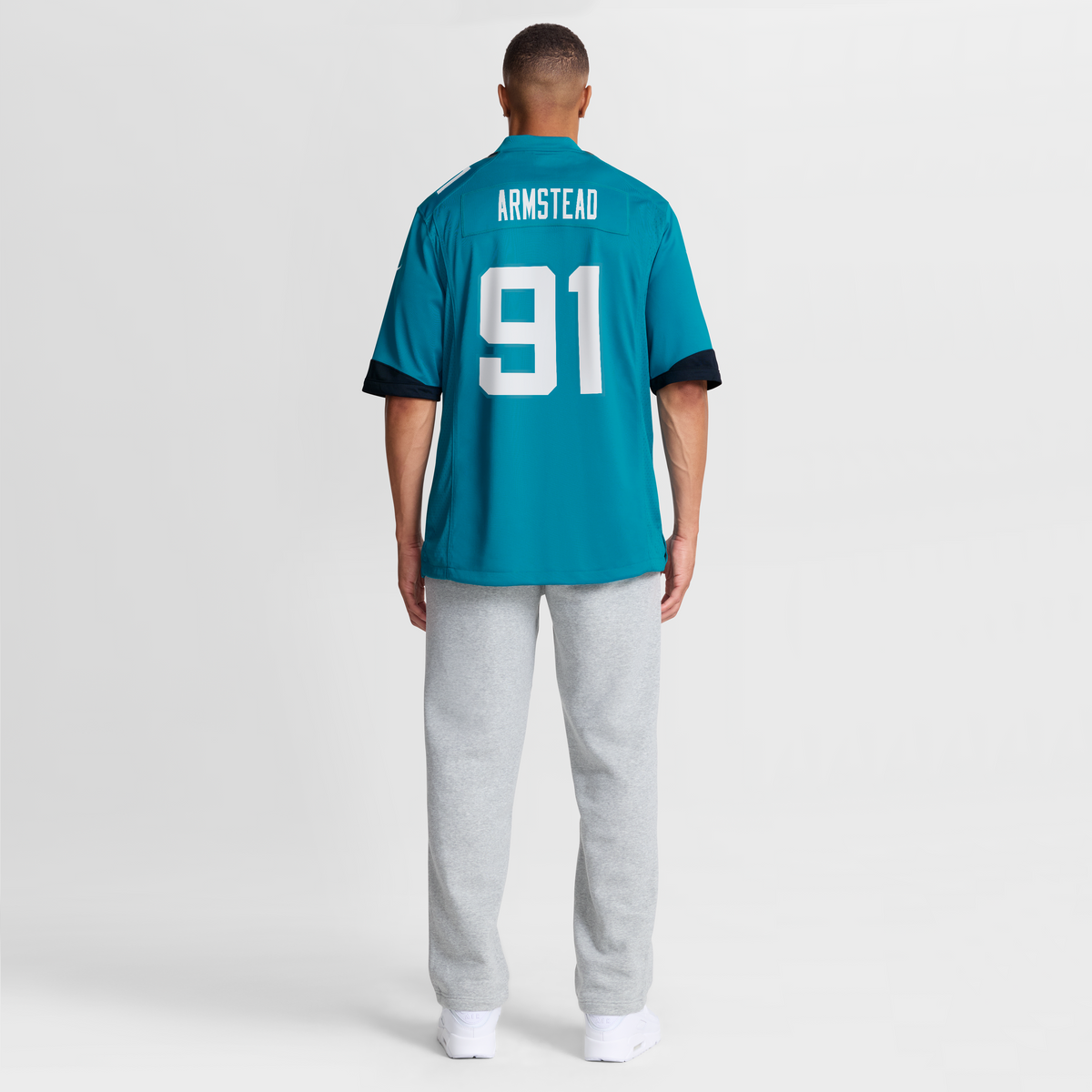 Men's Jacksonville Jaguars Arik Armstead Nike  Teal Team Game Jersey