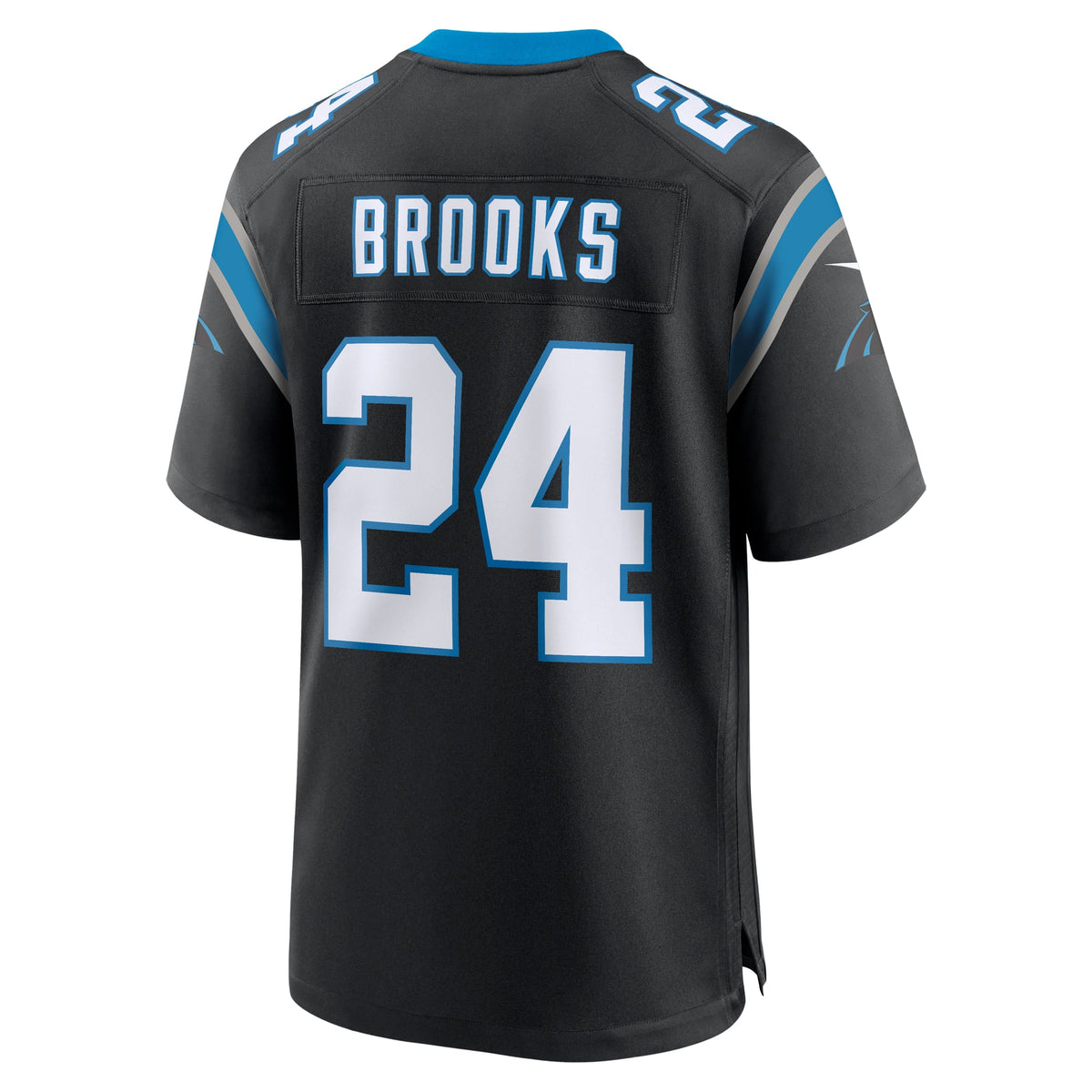 Men's Carolina Panthers Jonathon Brooks Nike Black  Game Jersey