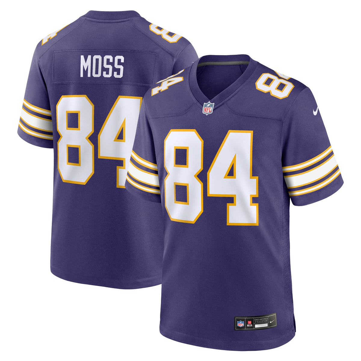 Men's Minnesota Vikings Randy Moss Nike White Alternate Retired Player Game Jersey