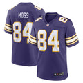 Men's Minnesota Vikings Randy Moss Nike Purple Classic Retired Player Game Jersey