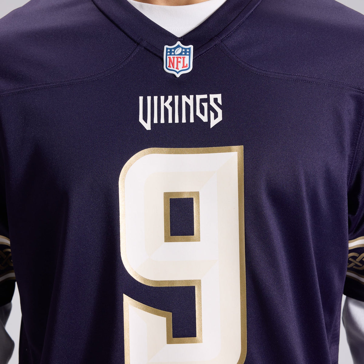 Men's Minnesota Vikings J.J McCarthy Nike Purple 2026 Rivalries Collection Game Jersey