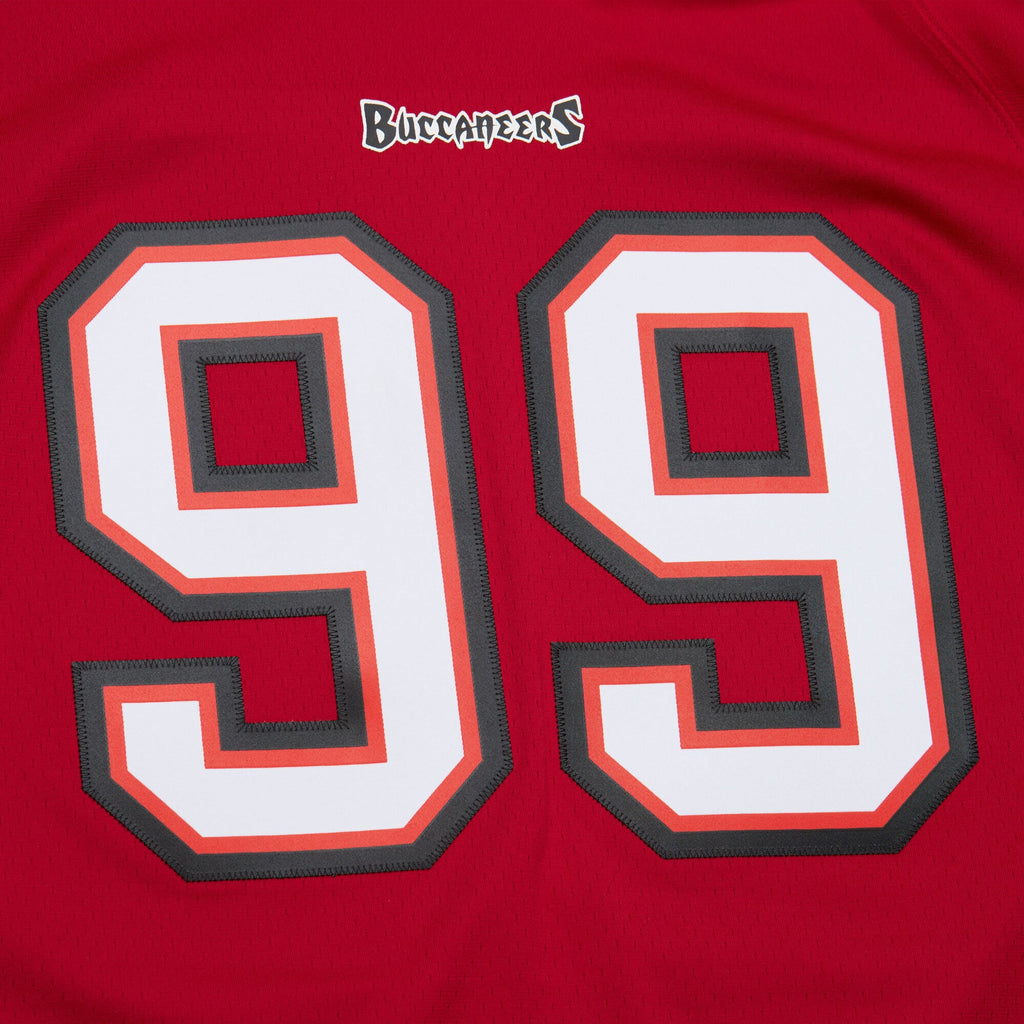 Men's Tampa Bay Buccaneers Warren Sapp Mitchell & Ness Orange 1995 Legacy Replica Jersey