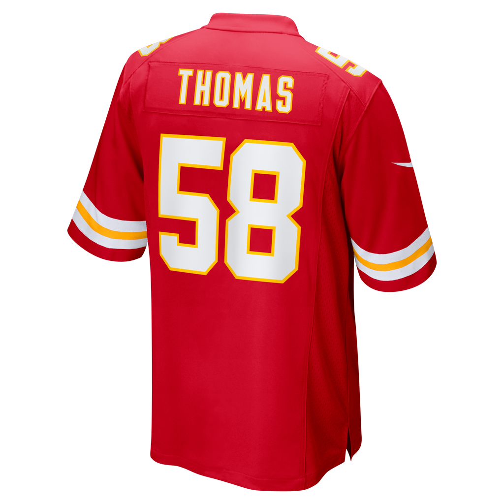 Men's Kansas City Chiefs Derrick Thomas Nike White Retired Player Game Jersey