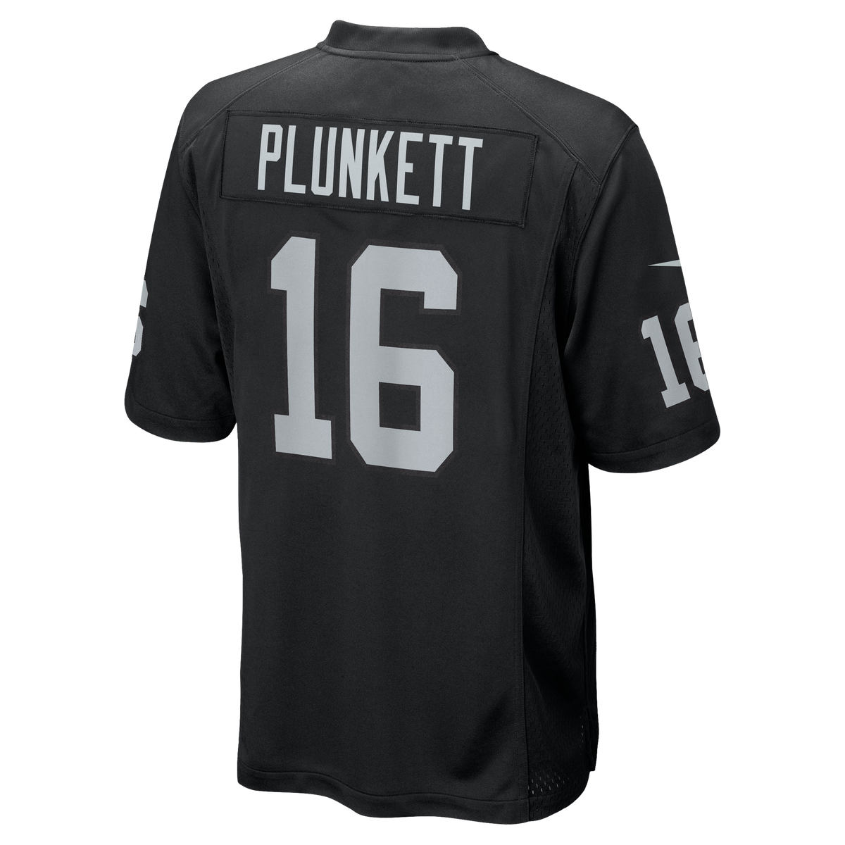 Men's Las Vegas Raiders Jim Plunkett Nike Black Game Retired Player Jersey
