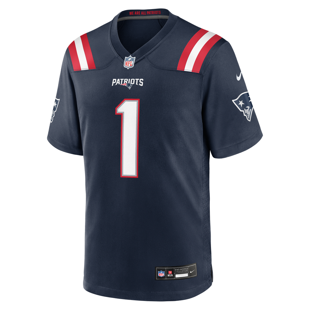 Men's New England Patriots A.J. Brown Nike Red Game Jersey