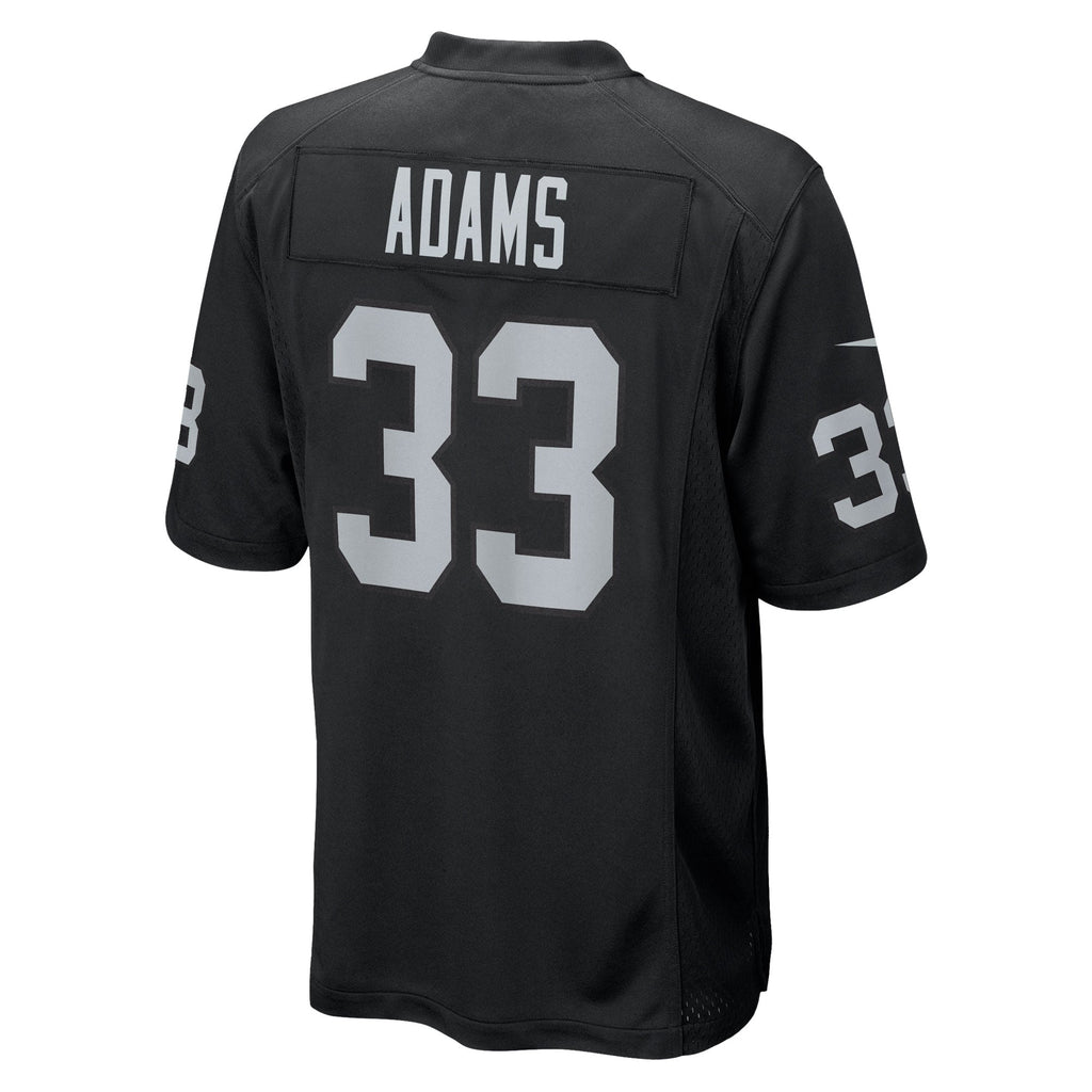 Men's Las Vegas Raiders Jamal Adams Nike  Black Team Game Jersey