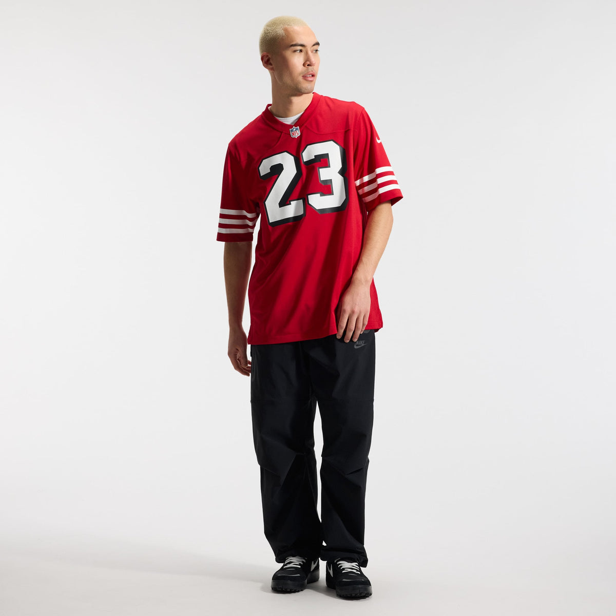 Men's San Francisco 49ers Christian McCaffrey Nike Scarlet Alternate Game Player Jersey