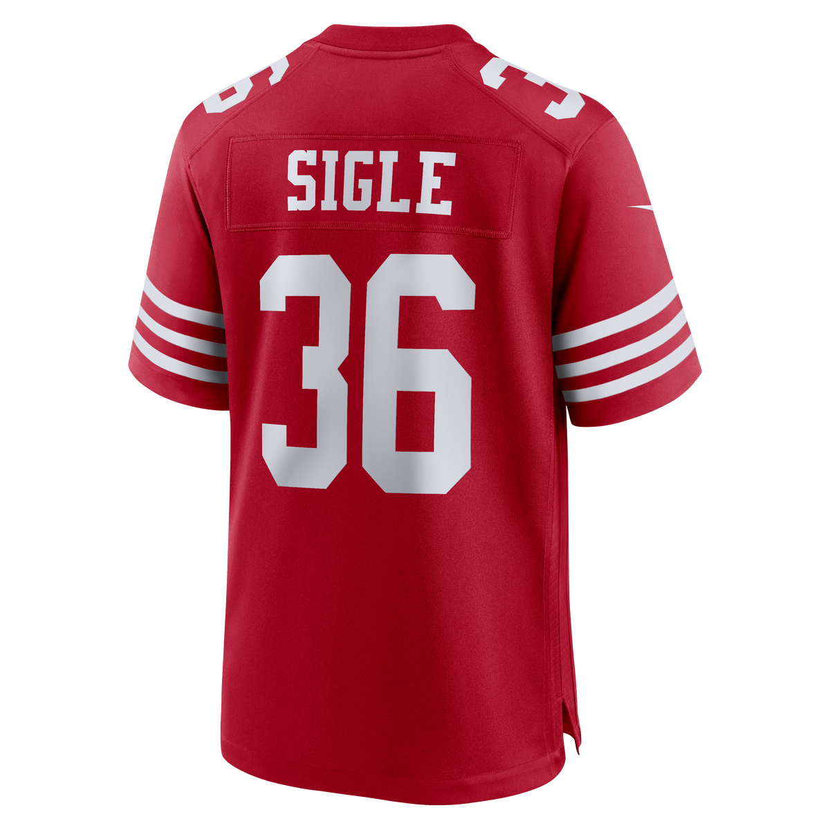 Men's San Francisco 49ers Marques Sigle Nike  Scarlet Team Game Jersey