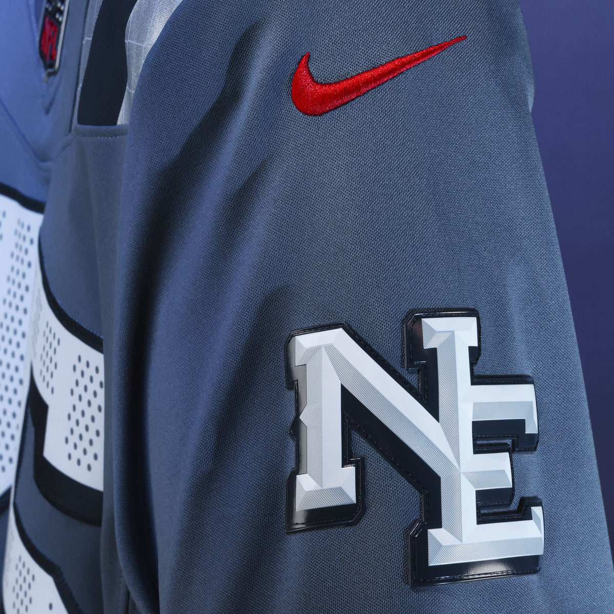 Men's New England Patriots Hunter Henry Nike Blue Rivalries Collection Stitched Limited Jersey