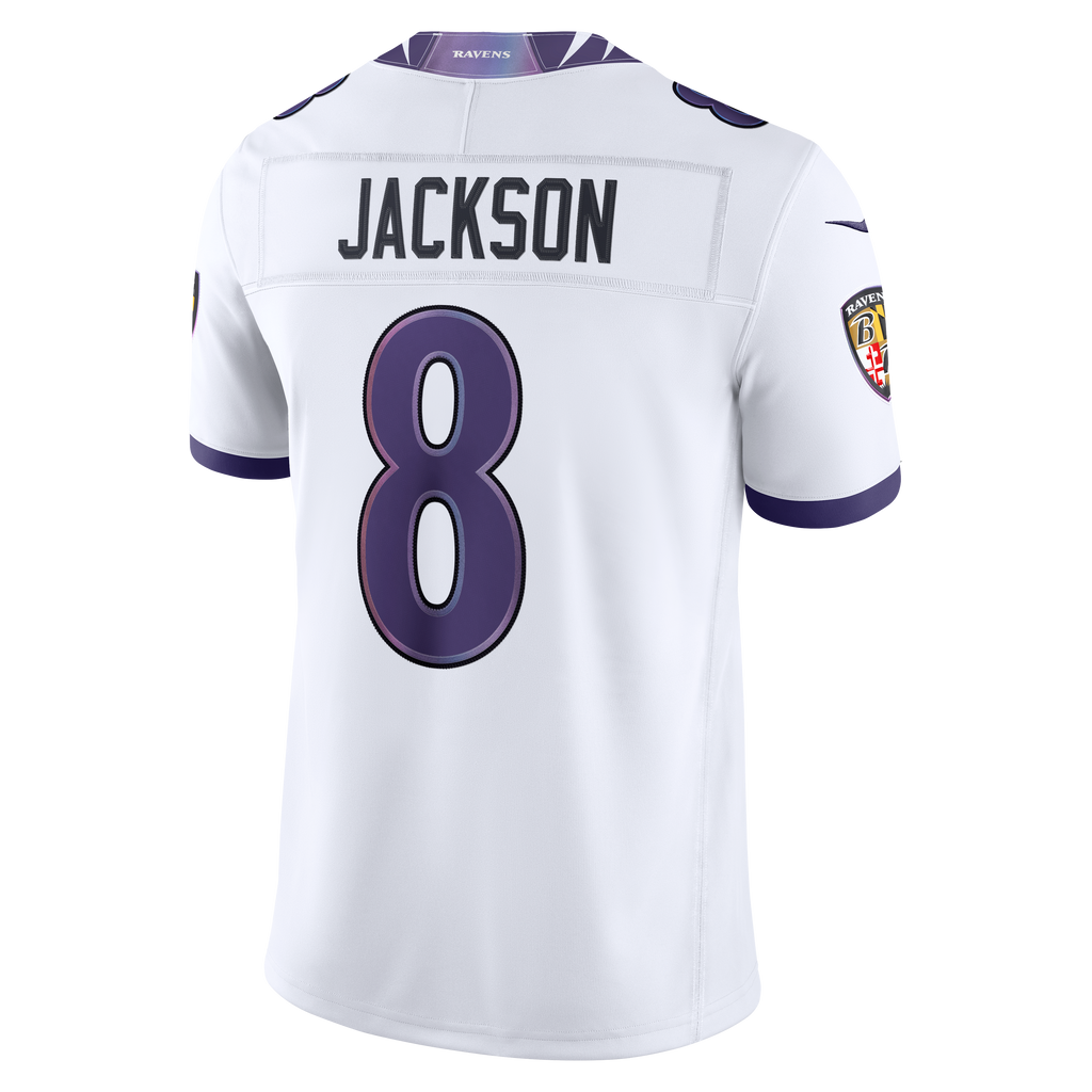 Men's Baltimore Ravens Lamar Jackson Nike Purple Team Vapor F.U.S.E. Stitched Limited Jersey