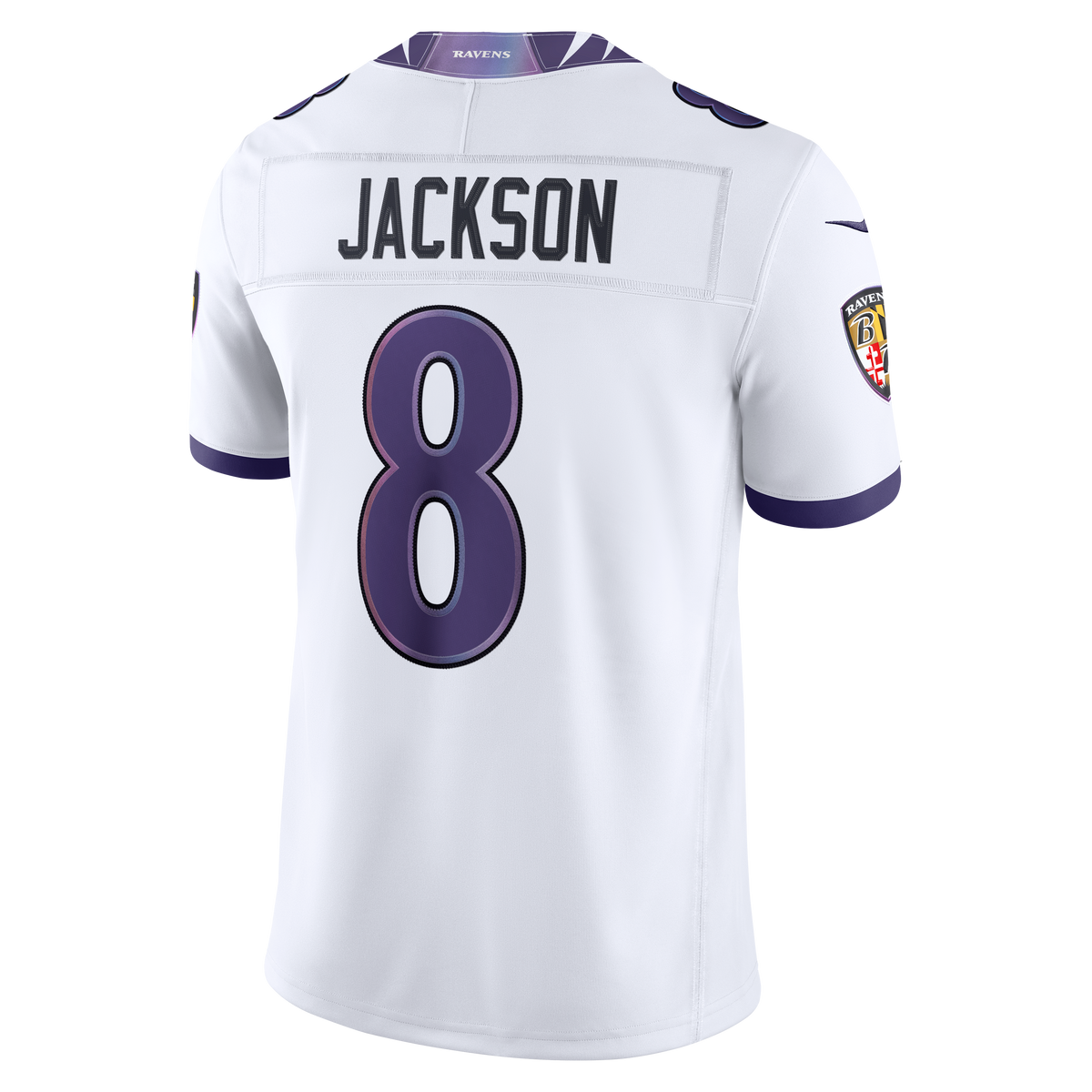Men's Baltimore Ravens Lamar Jackson Nike Black Alternate Alternate Vapor F.U.S.E. Stitched Limited Jersey