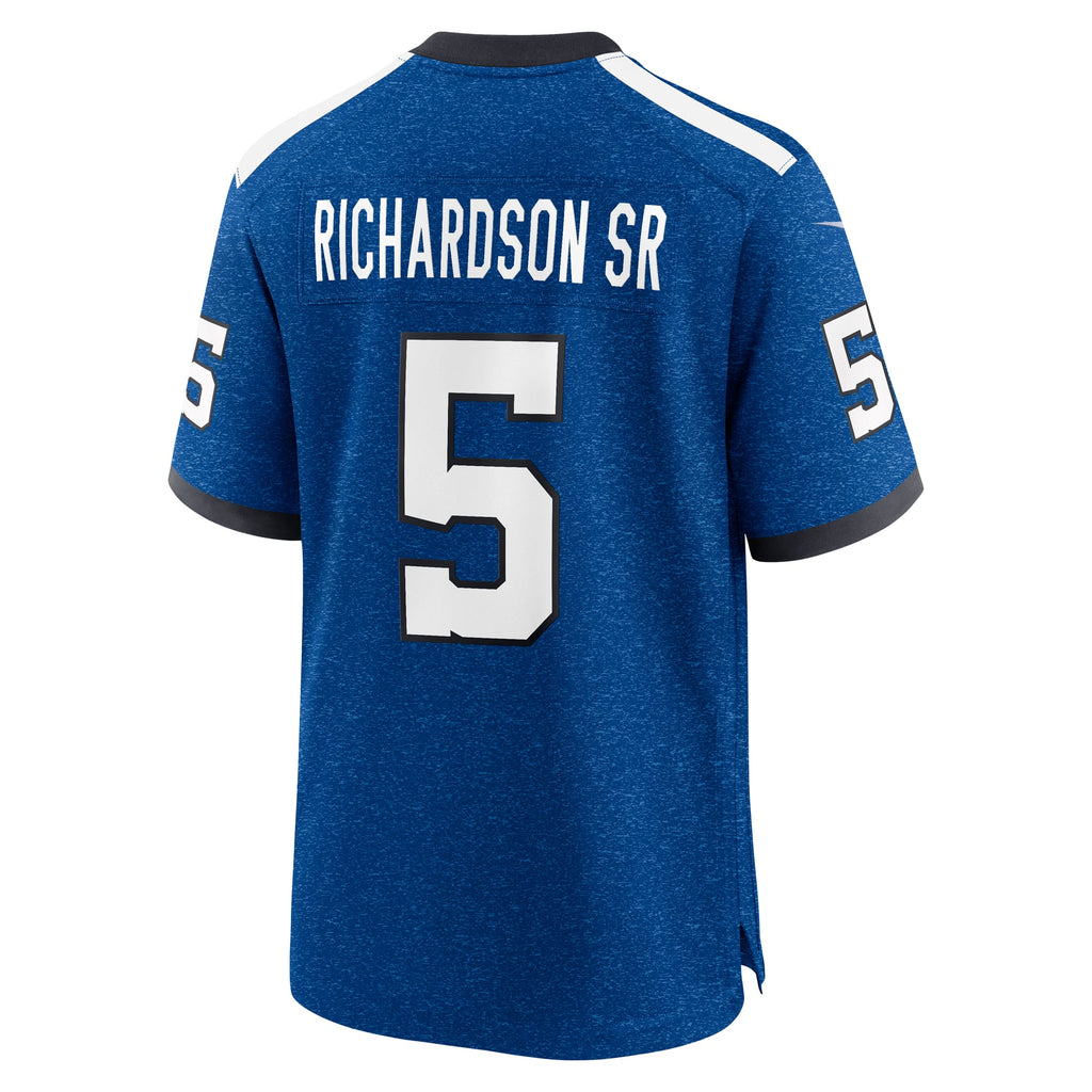 Men's Indianapolis Colts Anthony Richardson Sr. Nike Royal Alternate Indiana Nights Game Jersey