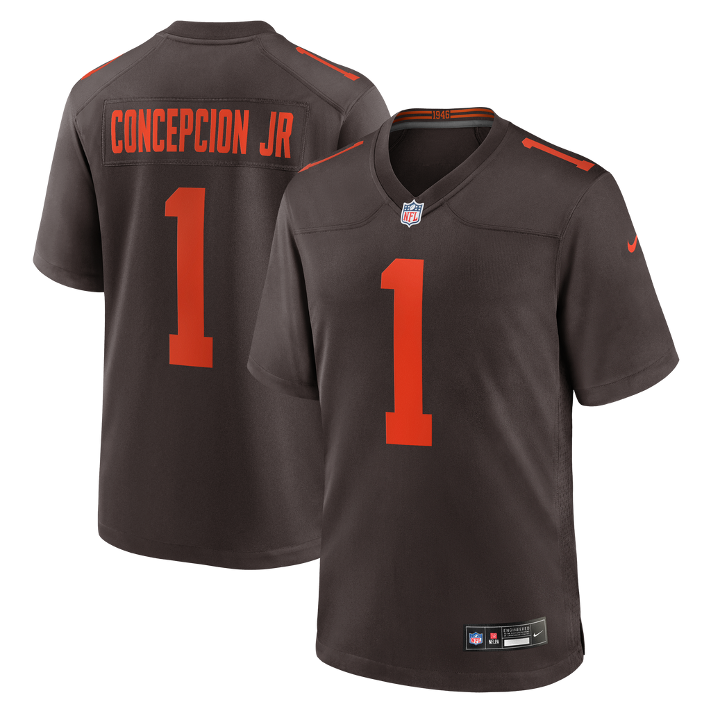 Men's Cleveland Browns KC Concepcion Jr. Nike Brown Alternate Game Jersey