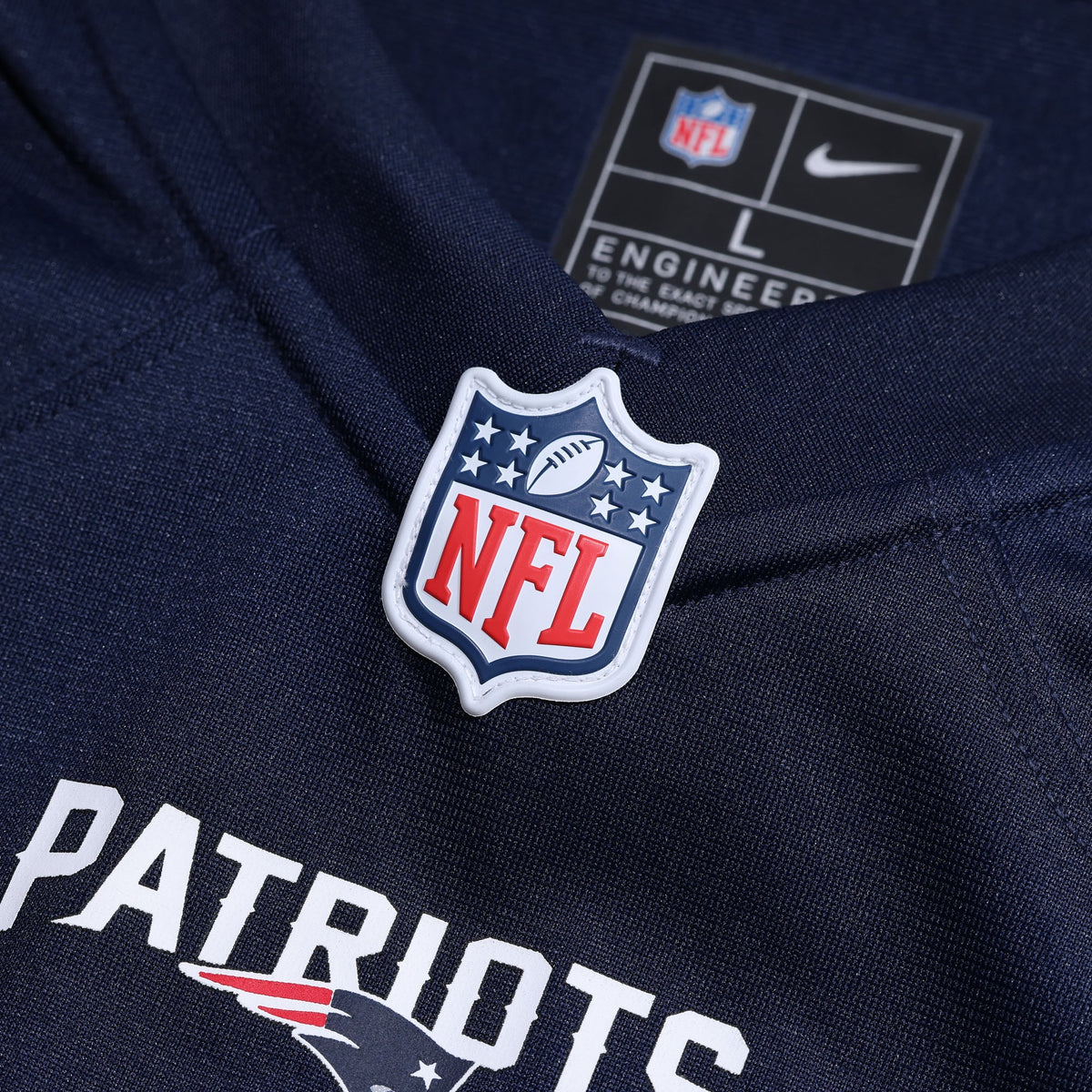 Men's New England Patriots Jim Nance Nike Navy Retired Player Jersey