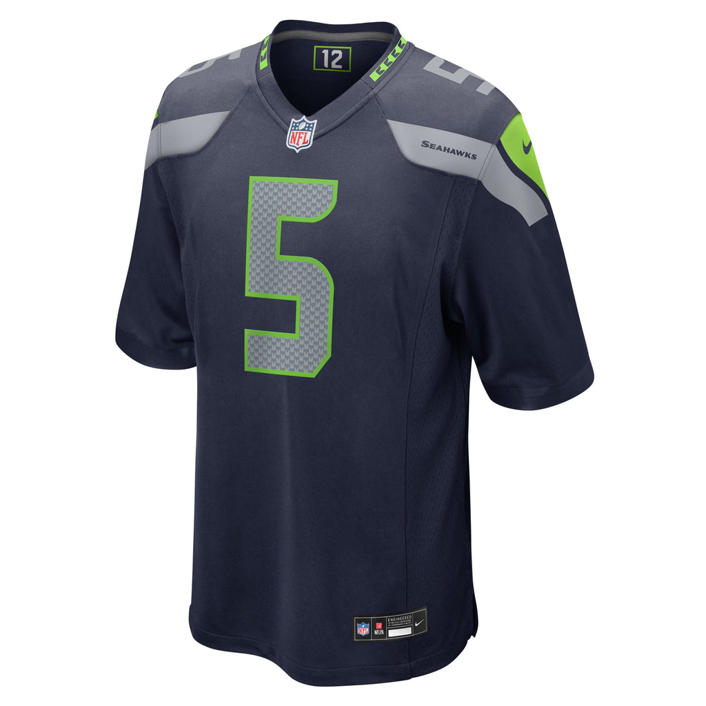 Men's Seattle Seahawks Jason Myers Nike  College Navy  Game Jersey