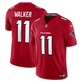 Men's Atlanta Falcons Jalon Walker Nike Red Team Vapor F.U.S.E. Stitched Limited Jersey