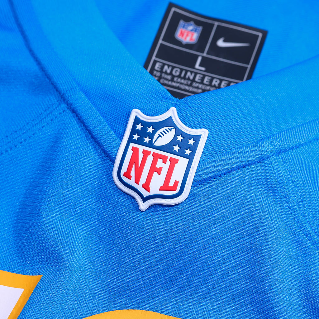 Men's Los Angeles Chargers Isas Waxter Nike  Powder Blue Team Game Jersey
