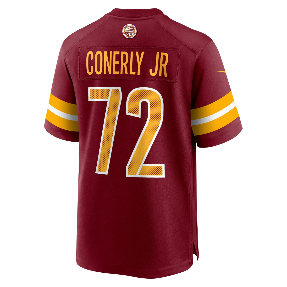 Men's Washington Commanders Josh Conerly Jr. Nike Burgundy Team Game Jersey