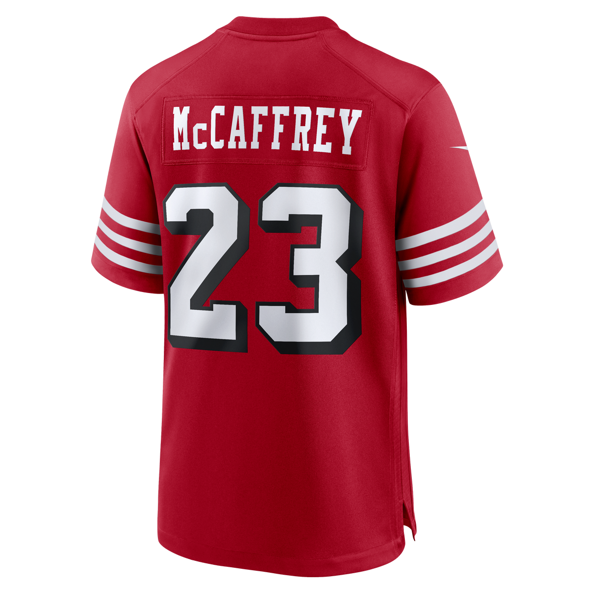 Men's San Francisco 49ers Christian McCaffrey Nike Scarlet Alternate Game Player Jersey