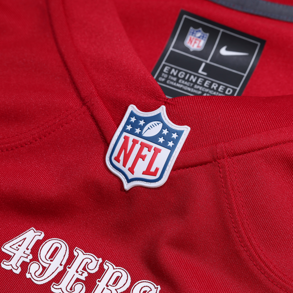 Men's San Francisco 49ers Luke Farrell Nike  Scarlet Team Game Jersey