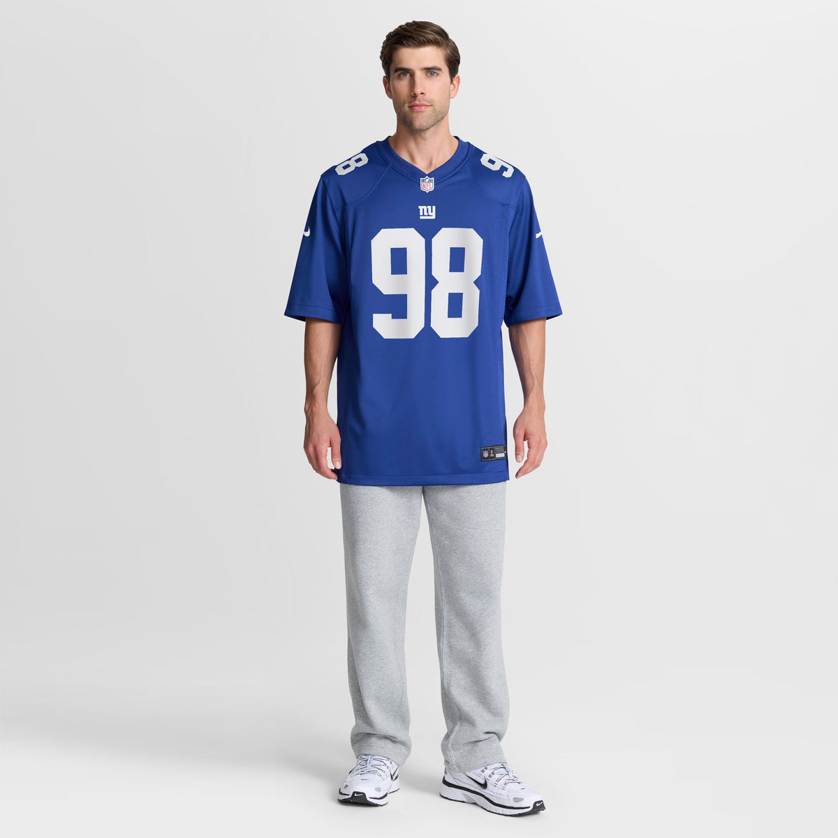 Men's New York Giants D.J. Reader Nike Royal Game Jersey