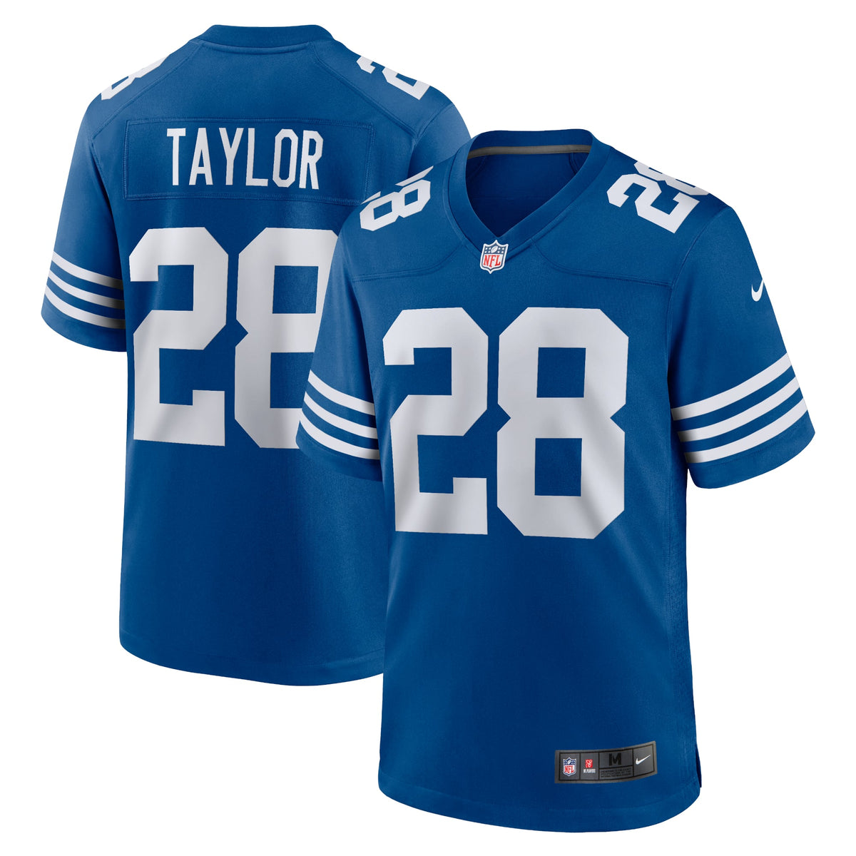 Men's Indianapolis Colts Jonathan Taylor Nike White Game Jersey