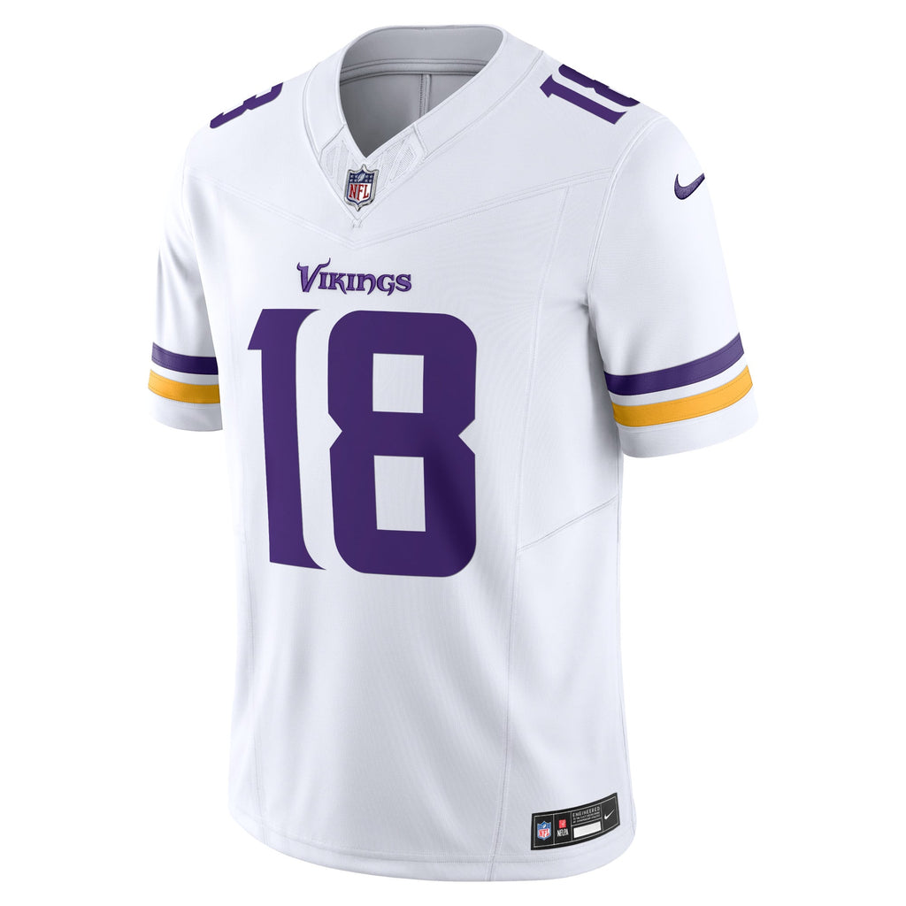 Men's Minnesota Vikings Justin Jefferson Nike Purple Vapor F.U.S.E. Limited Jersey