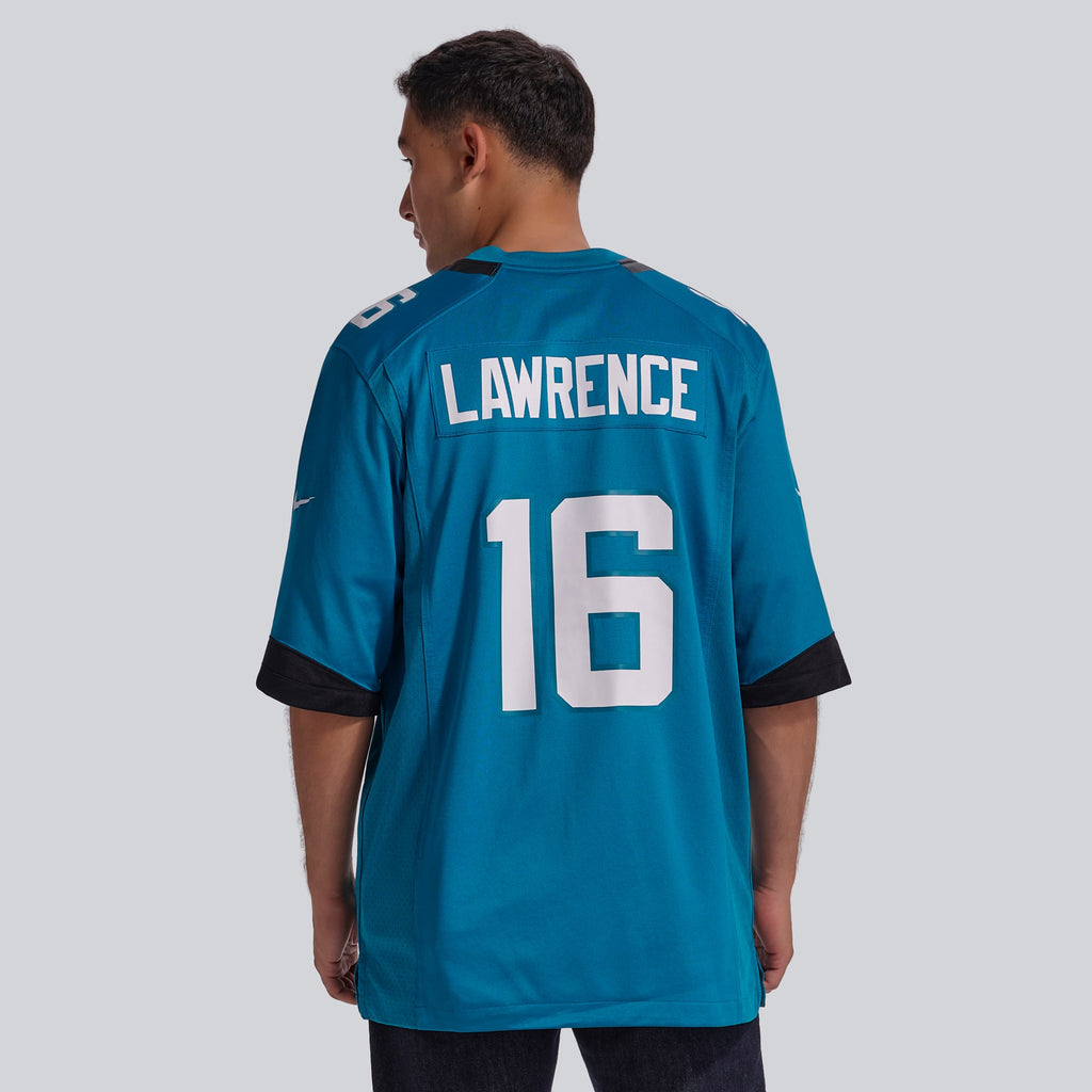 Men's Jacksonville Jaguars Trevor Lawrence Nike Teal Home Game Jersey