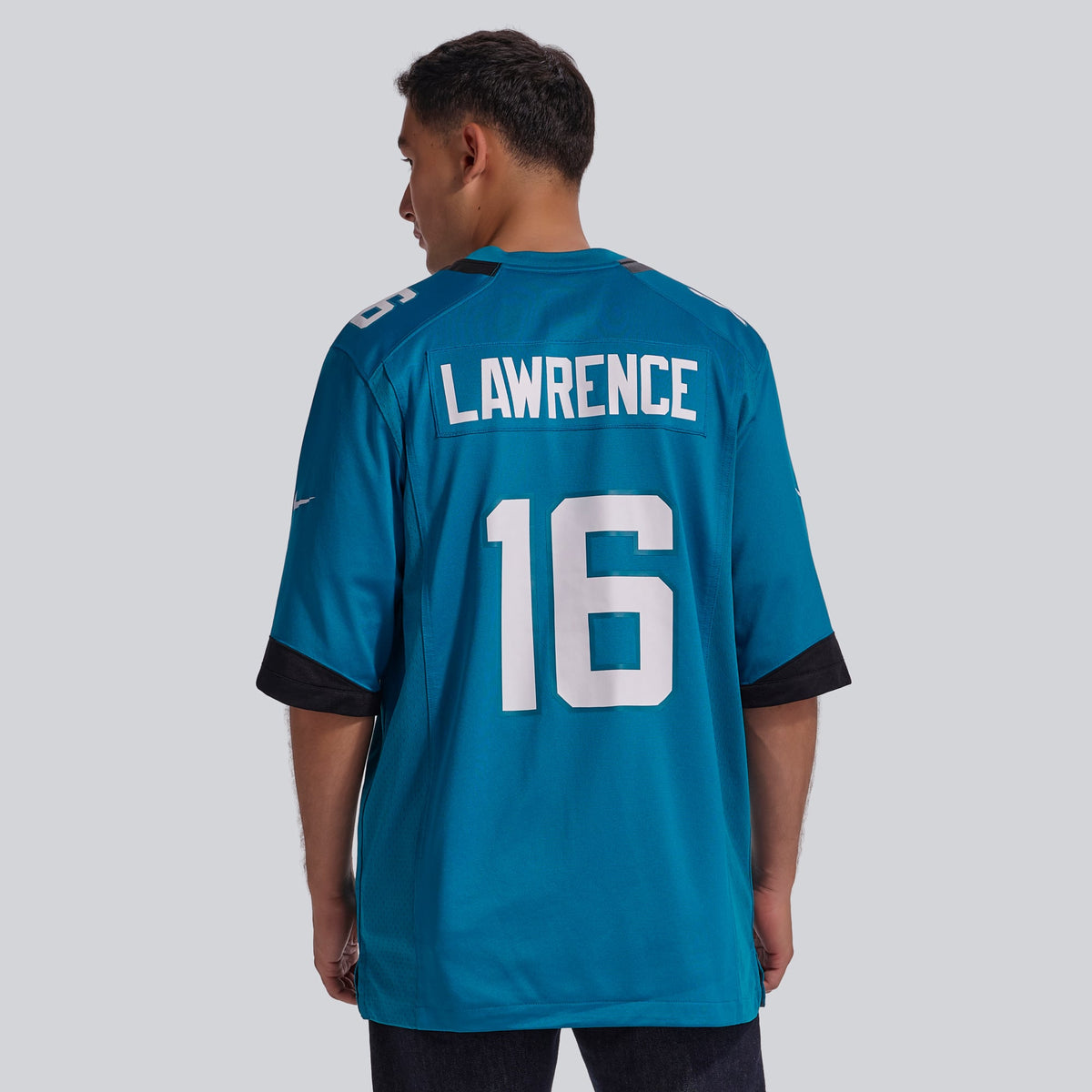 Men's Jacksonville Jaguars Trevor Lawrence Nike Teal Home Game Jersey